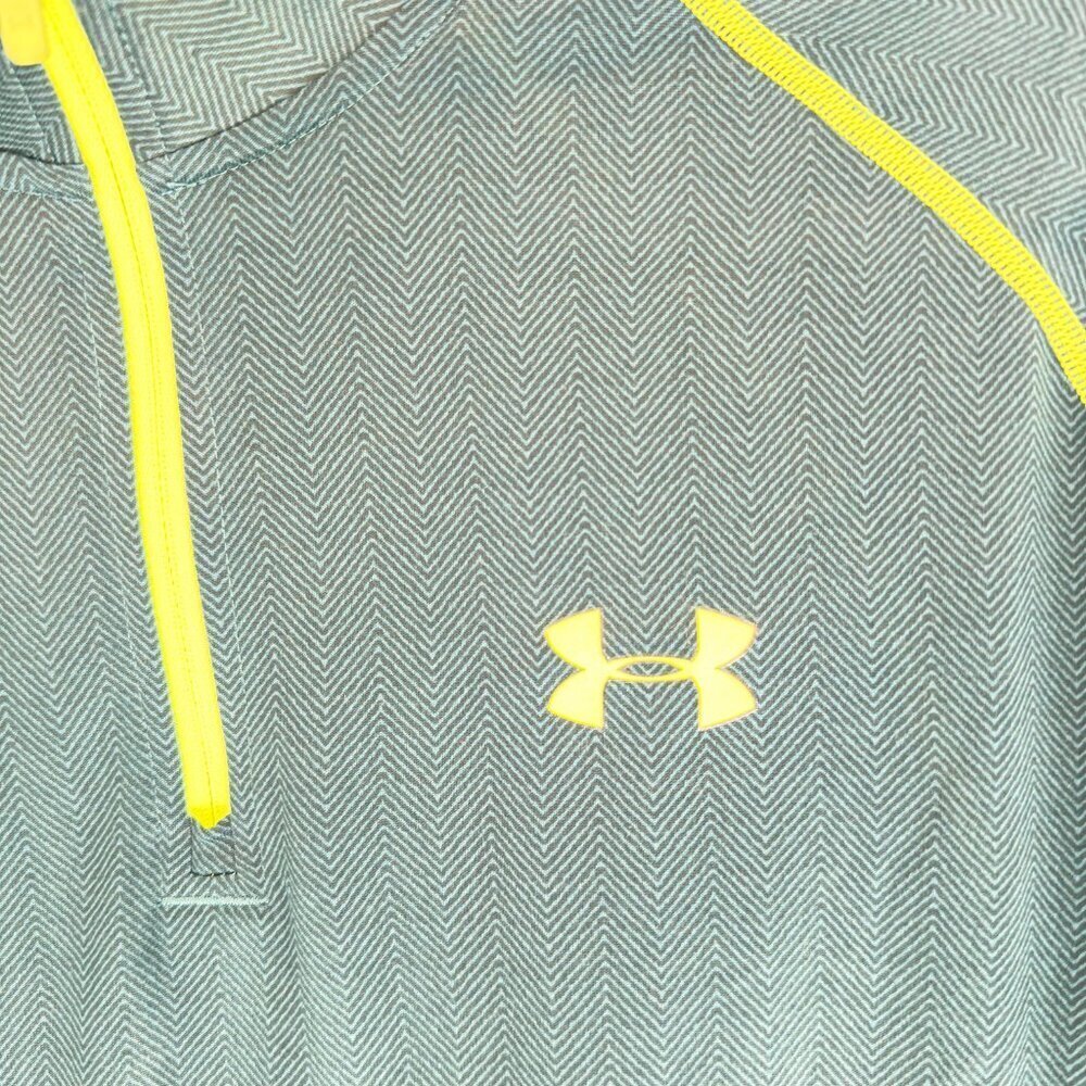 🟢 Under Armour HeatGear Quarter Zip Pullover – Men’s Medium 🟢 - Picture 2 of 5